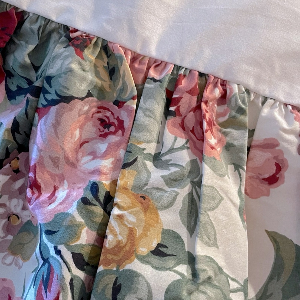 RL NWOT Bedskirt(s) Twin Size Floral “Allison” By Ralph Lauren